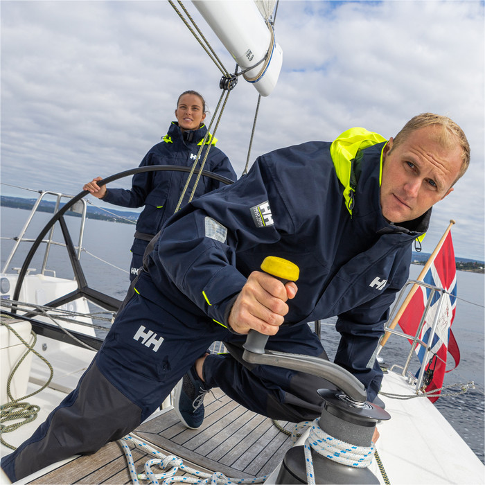 2024 Helly Hansen Mens Pier Sailing Jacket 34156 - Navy